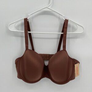 ThirdLove 24/7 Classic T-Shirt Bra Taupe Brown Size 42C Comfort Smooth